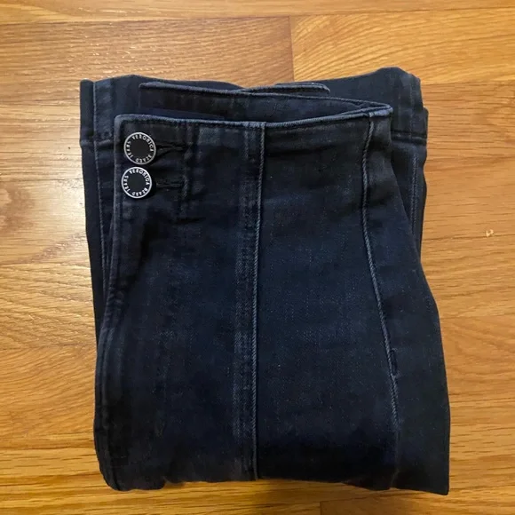 Veronica Beard Black Flare Jeans - Picture 2 of 6